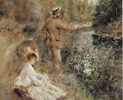 Pierre Renoir The Fisherman oil on canvas